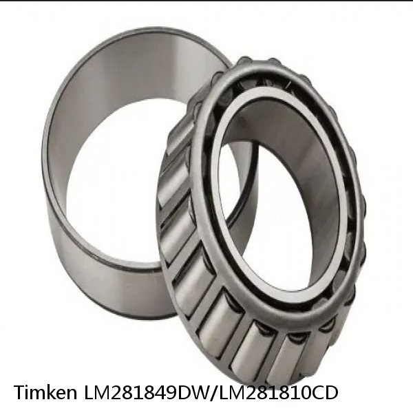 LM281849DW/LM281810CD Timken Tapered Roller Bearings