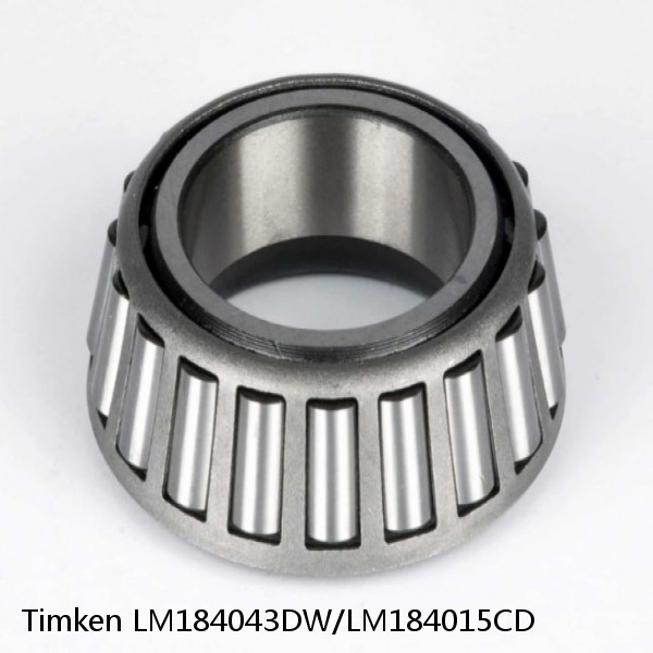 LM184043DW/LM184015CD Timken Tapered Roller Bearings