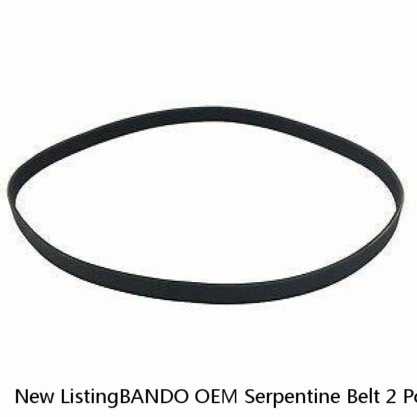 New ListingBANDO OEM Serpentine Belt 2 Pcs Fit CADILLAC,CHEVROLET, GMC V8 6.0L Alt 105 Amp