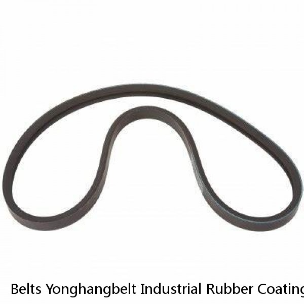 Belts Yonghangbelt Industrial Rubber Coating Power Endless Seamless Sleeve Feeder Flat Belts With Grooving