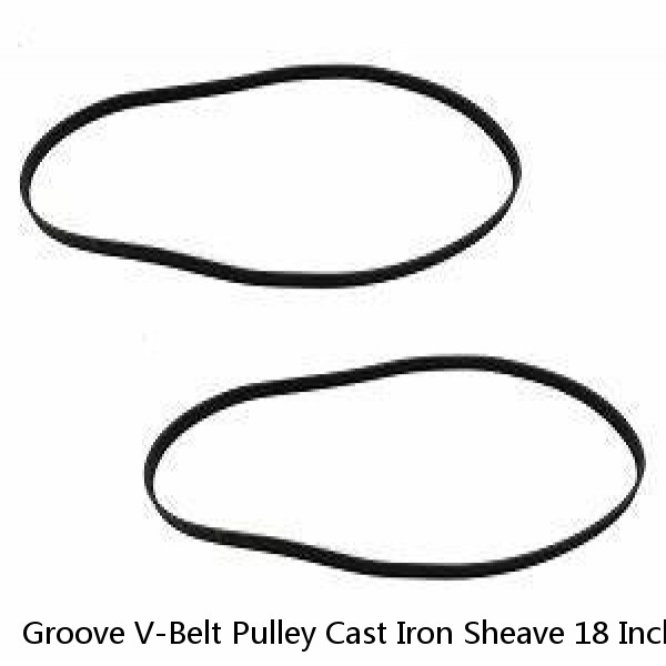 Groove V-Belt Pulley Cast Iron Sheave 18 Inch Belt Pulleys Gg25