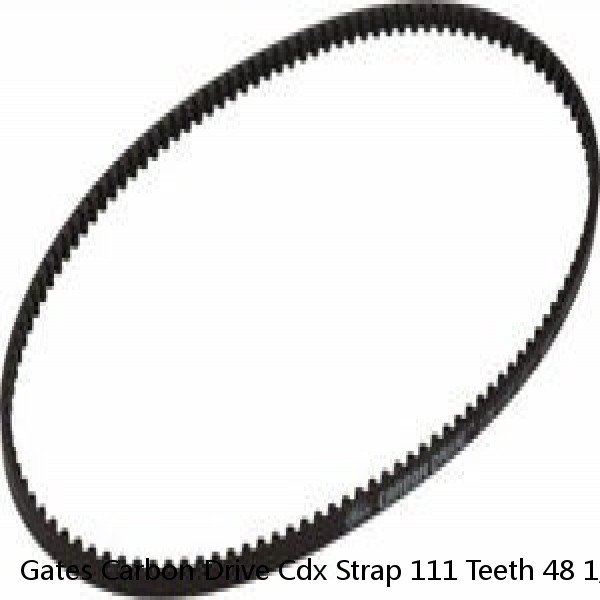 Gates Carbon Drive Cdx Strap 111 Teeth 48 1/16in Black 36 1/12ft-111T-12CT - #1 small image
