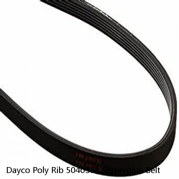 Dayco Poly Rib 5040378 Serpentine Belt #1 small image