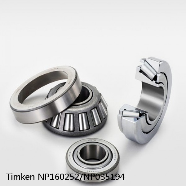 NP160252/NP035194 Timken Tapered Roller Bearings #1 image