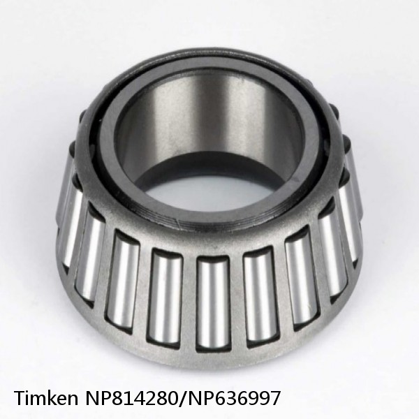 NP814280/NP636997 Timken Tapered Roller Bearings #1 image