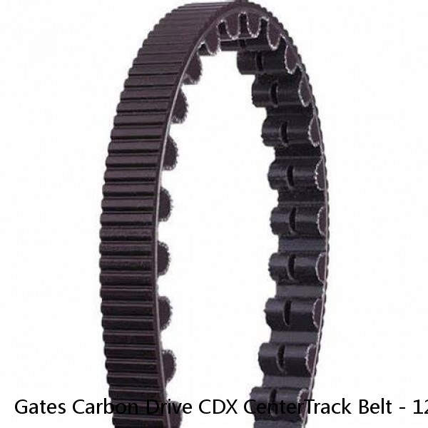 Gates Carbon Drive CDX CenterTrack Belt - 122t, Black #1 image