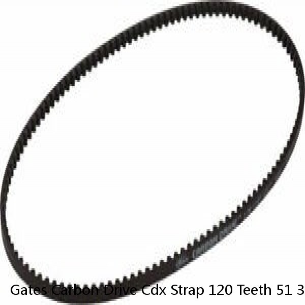 Gates Carbon Drive Cdx Strap 120 Teeth 51 31/32in Black 36 1/12ft-120T-12CT - #1 image