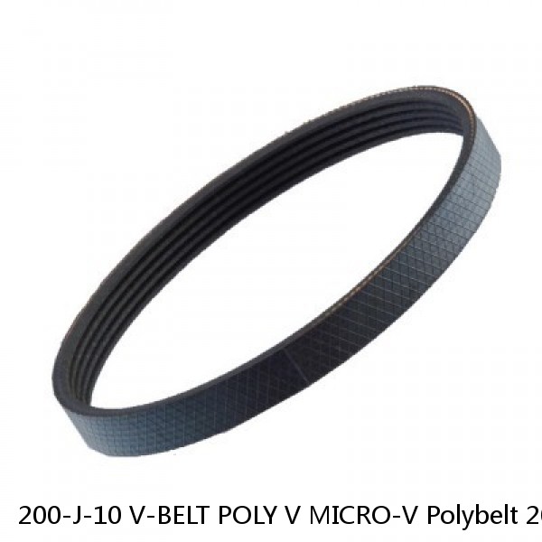 200-J-10 V-BELT POLY V MICRO-V Polybelt 200J10 PolyV Rubber Belt #1 image