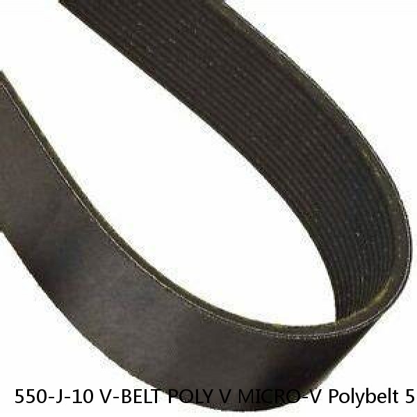 550-J-10 V-BELT POLY V MICRO-V Polybelt 550J10 Rubber PolyV Belt #1 image