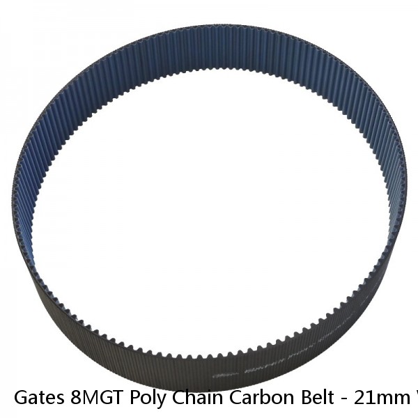 Gates 8MGT Poly Chain Carbon Belt - 21mm Width - 8mm Pitch - Choose Your Length  #1 image